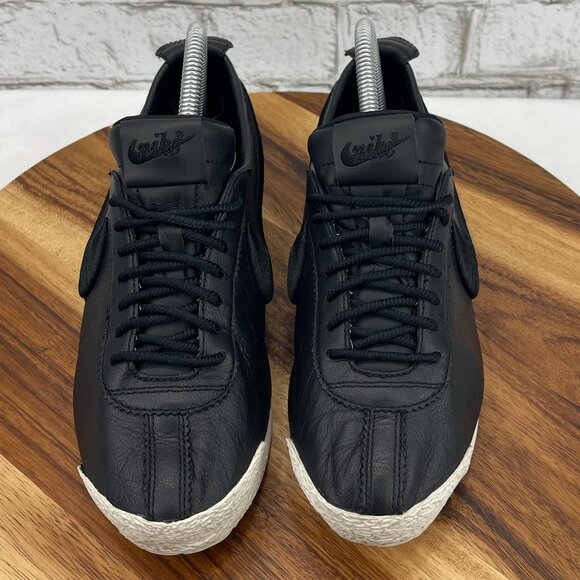 Nike Cortez 72 SL Black Ivory Womens 8.5 Leather Sneakers Shoes 881205-001 - Picture 9 of 13